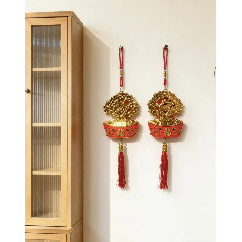 黄金万两发财树喜庆挂件