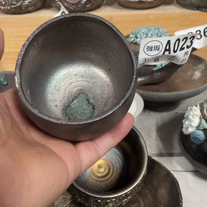 陶杯子柴烧纯手工023