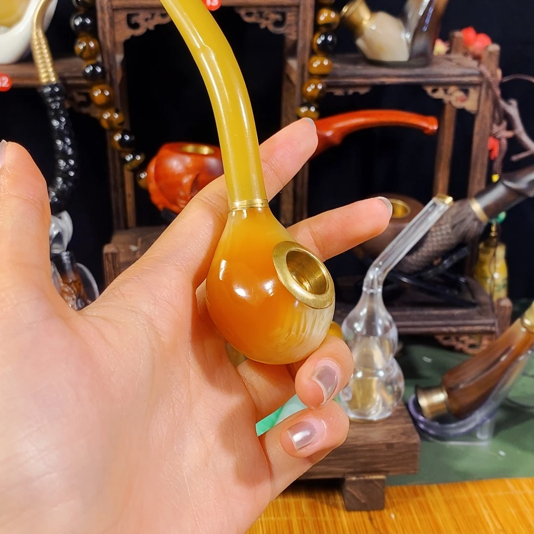 金丝楠木烟嘴烟斗