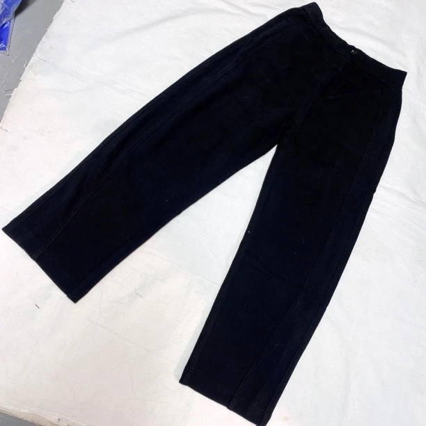 裤头一颗假纽扣装饰百搭长裤-果梓137