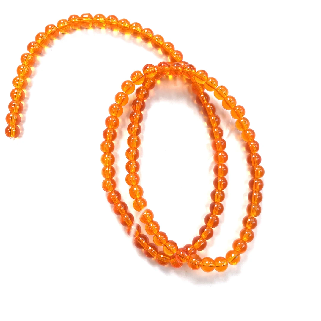 A183号4mm芬达色圆珠半成品链子