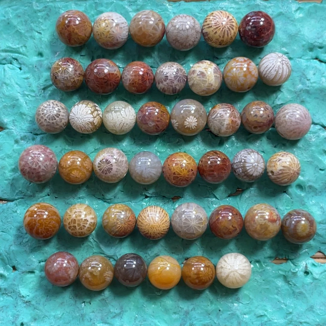 硅化玉未镶嵌颈饰精品圆珠20米1颗