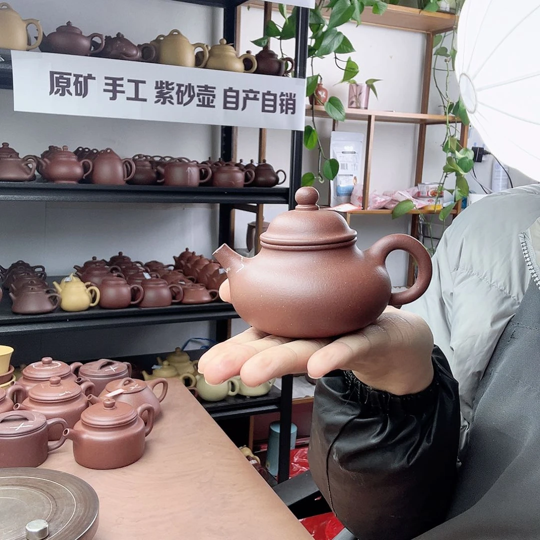 紫砂茶壶中槽清容天壶