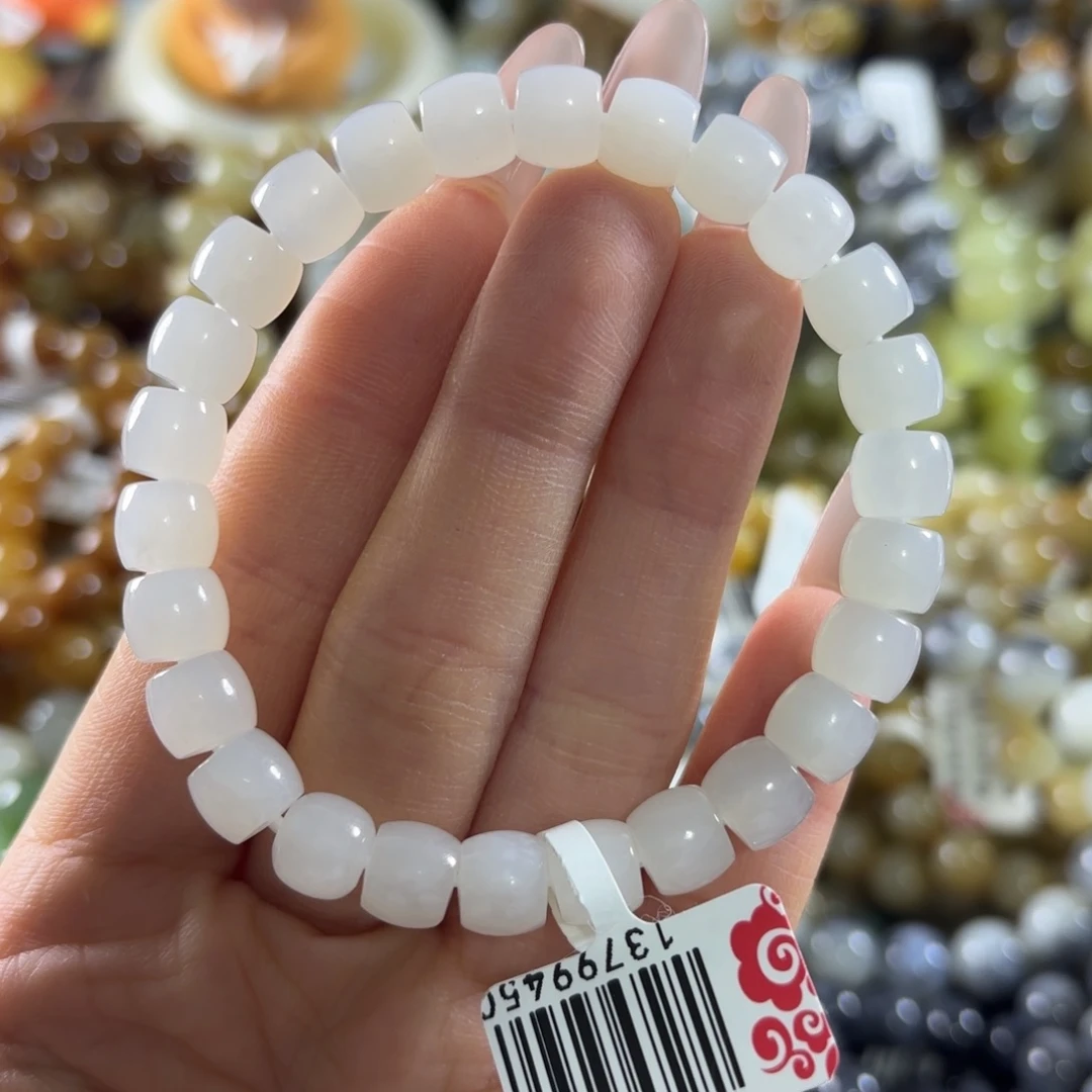 和田玉未镶嵌手串66