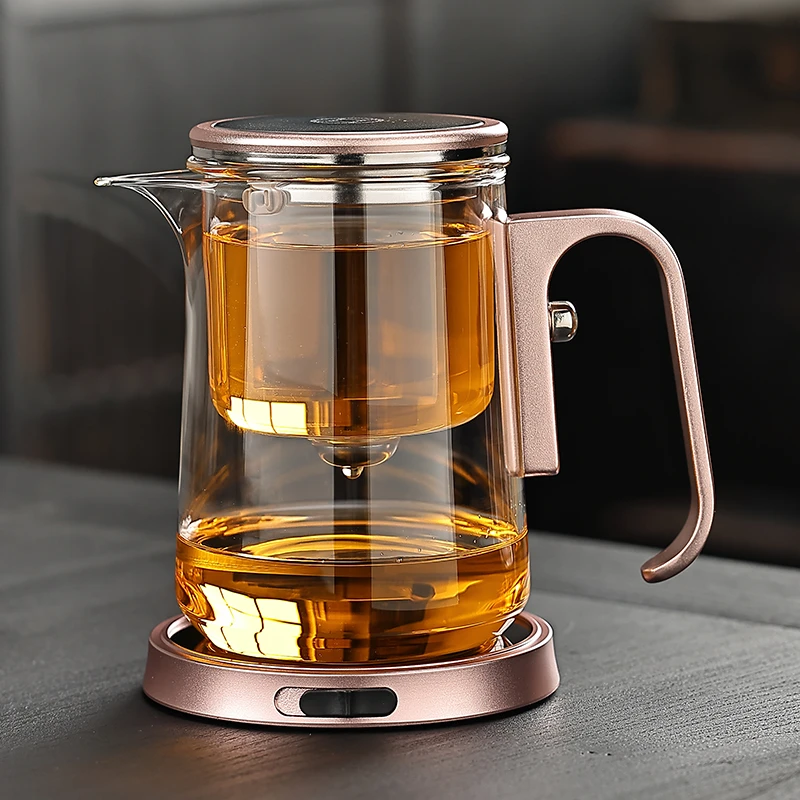玻璃磁吸无杆飘逸杯茶水分离泡茶器过滤冲茶器高档懒人泡茶壶家用
