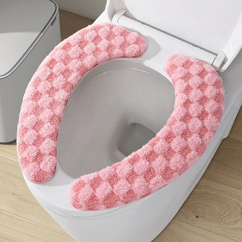马桶垫坐垫粘贴式2025冬季加厚加绒四季通用座便器垫子家用防水HR