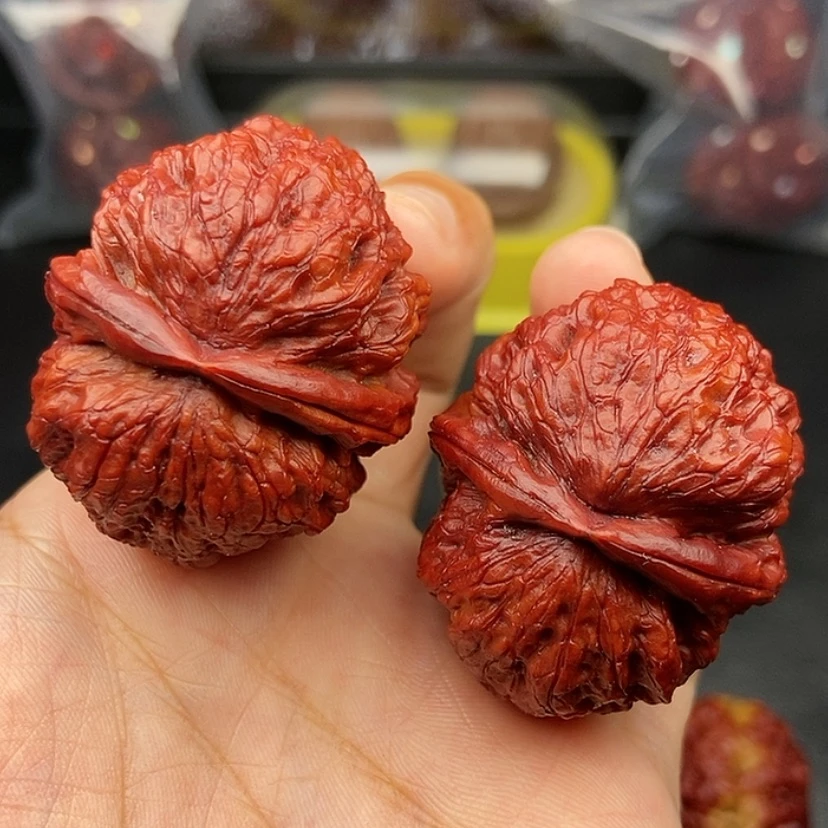 【闪购商品】把件文玩核桃40尺铁狮子头