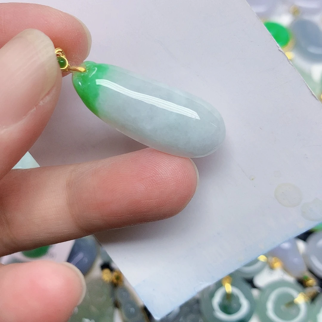 翡翠未镶嵌颈饰356777