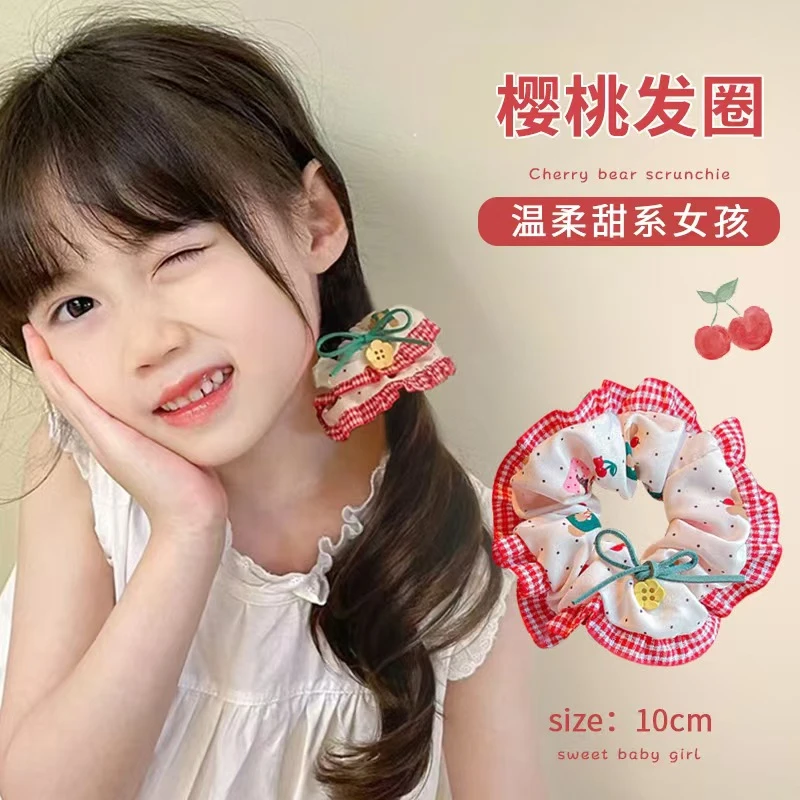 Y(大款）发绳发圈甜美蝴蝶结扎头绳简约头饰日韩女童皮筋扎头绳