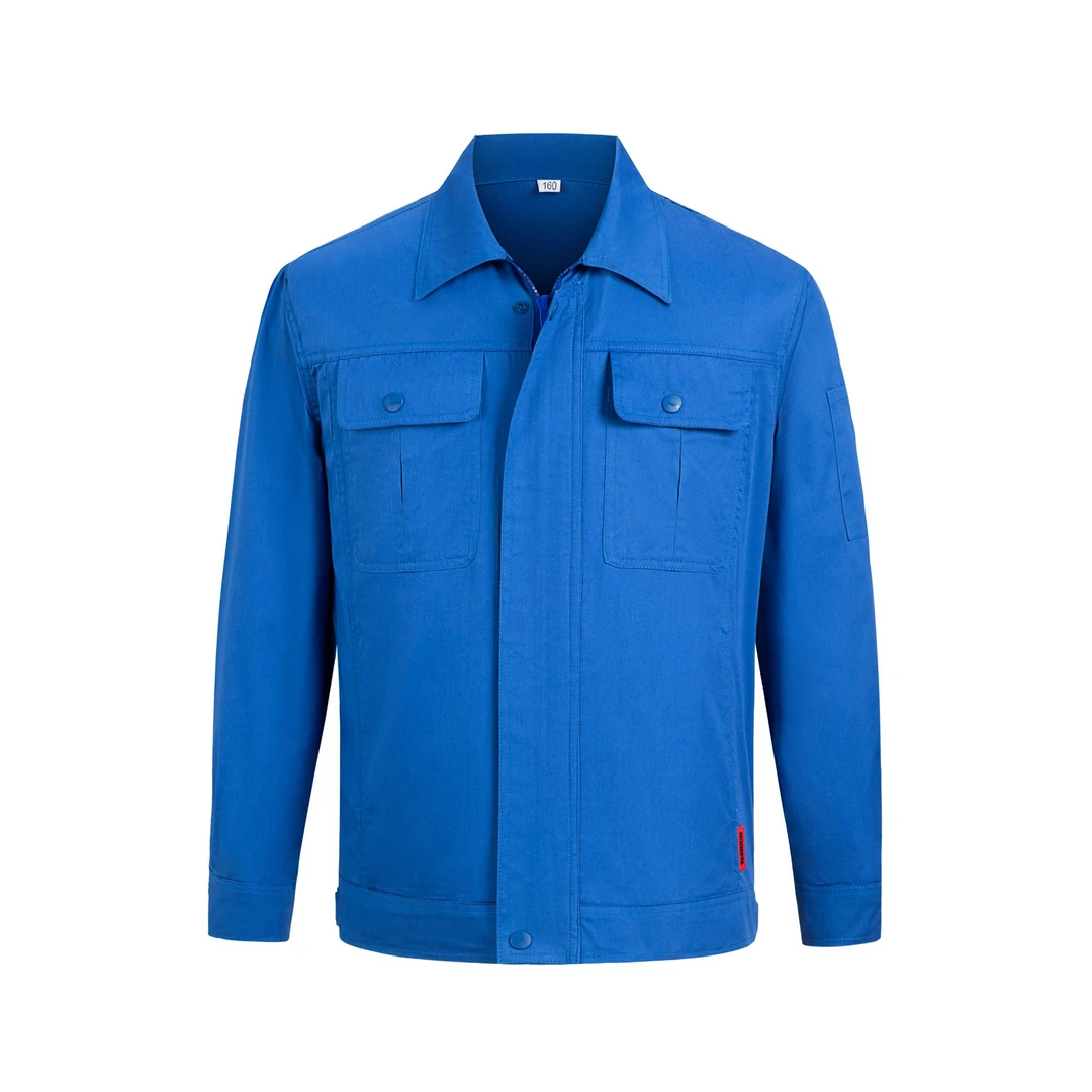 纯棉夏季男女工厂批发劳保服定制logo印字定做工作服车间工地YS