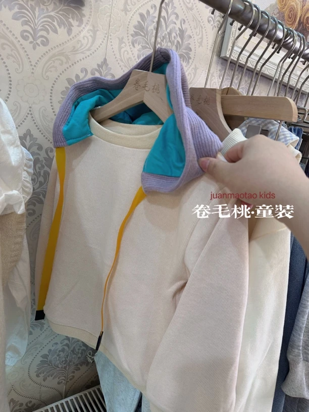 卷毛桃2025春连帽卫衣