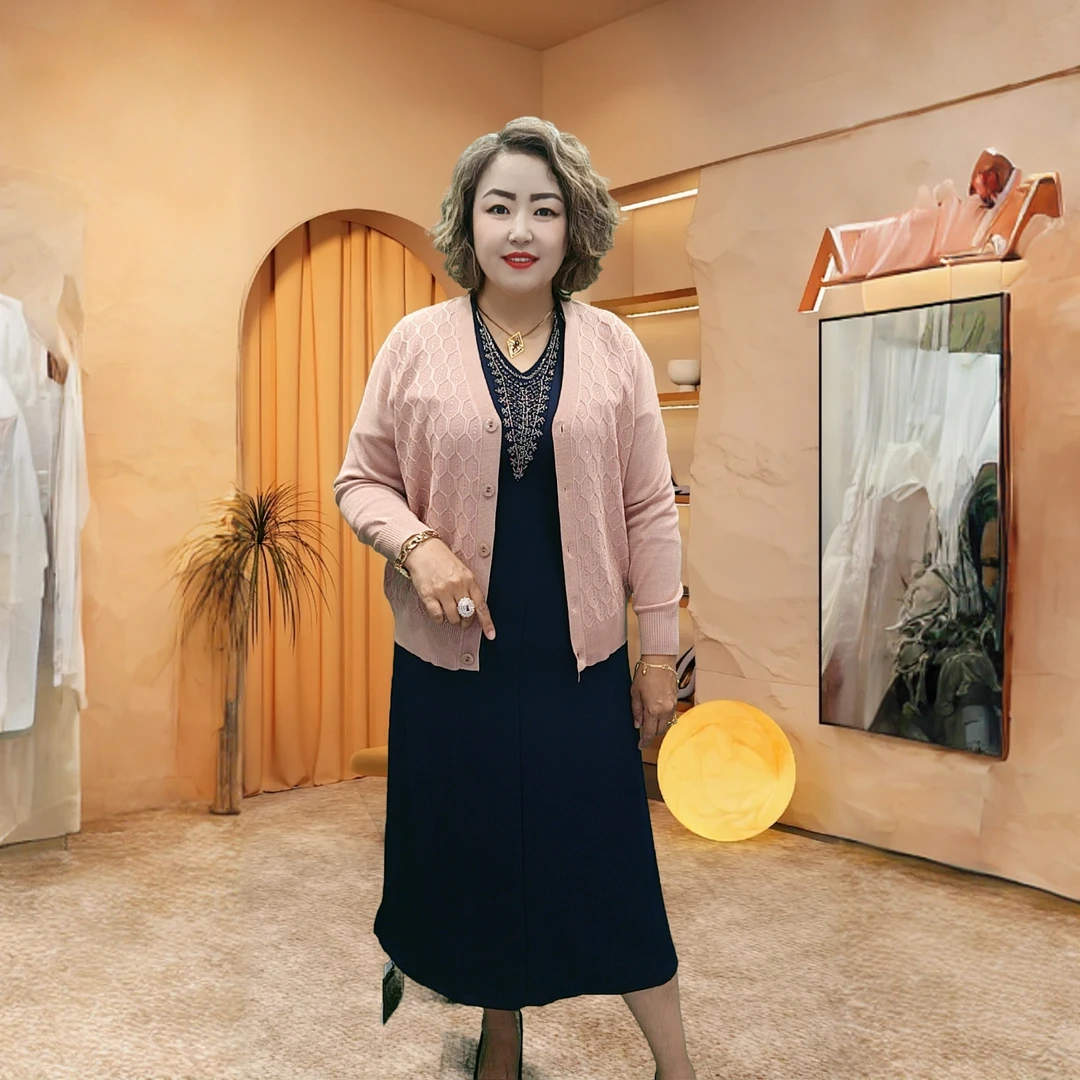极简风秋冬毛针织衫针织春季薄款夏季女装数字防晒