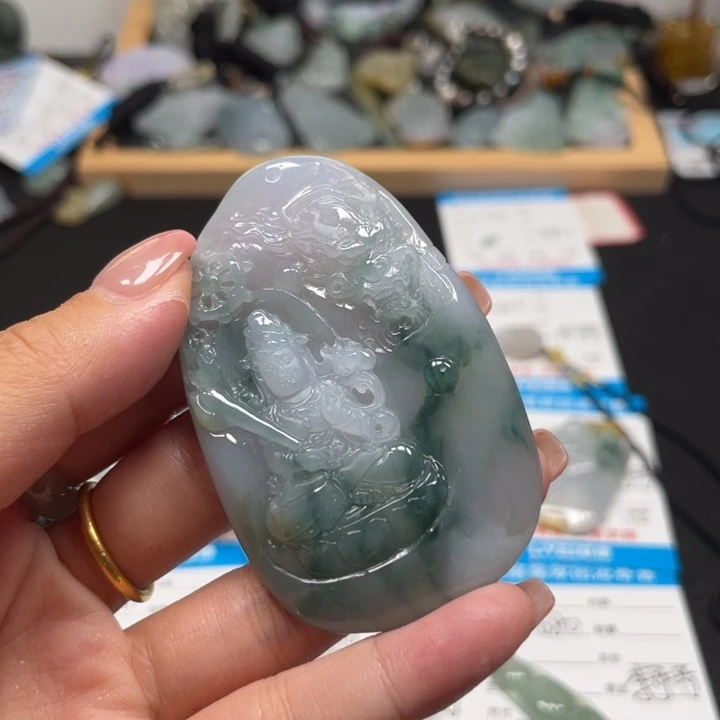 颈饰未镶嵌翡翠天然A货缅甸翡翠