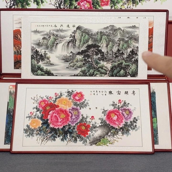 长***空国画165*85尺寸带框包邮送