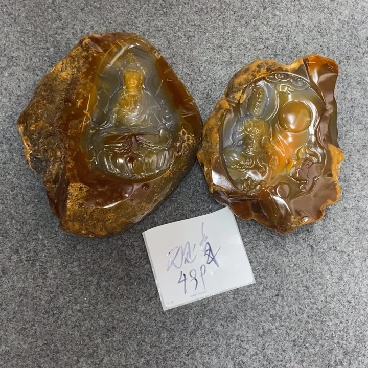 玛瑙/玉髓吊坠(不含链)未镶嵌芭*