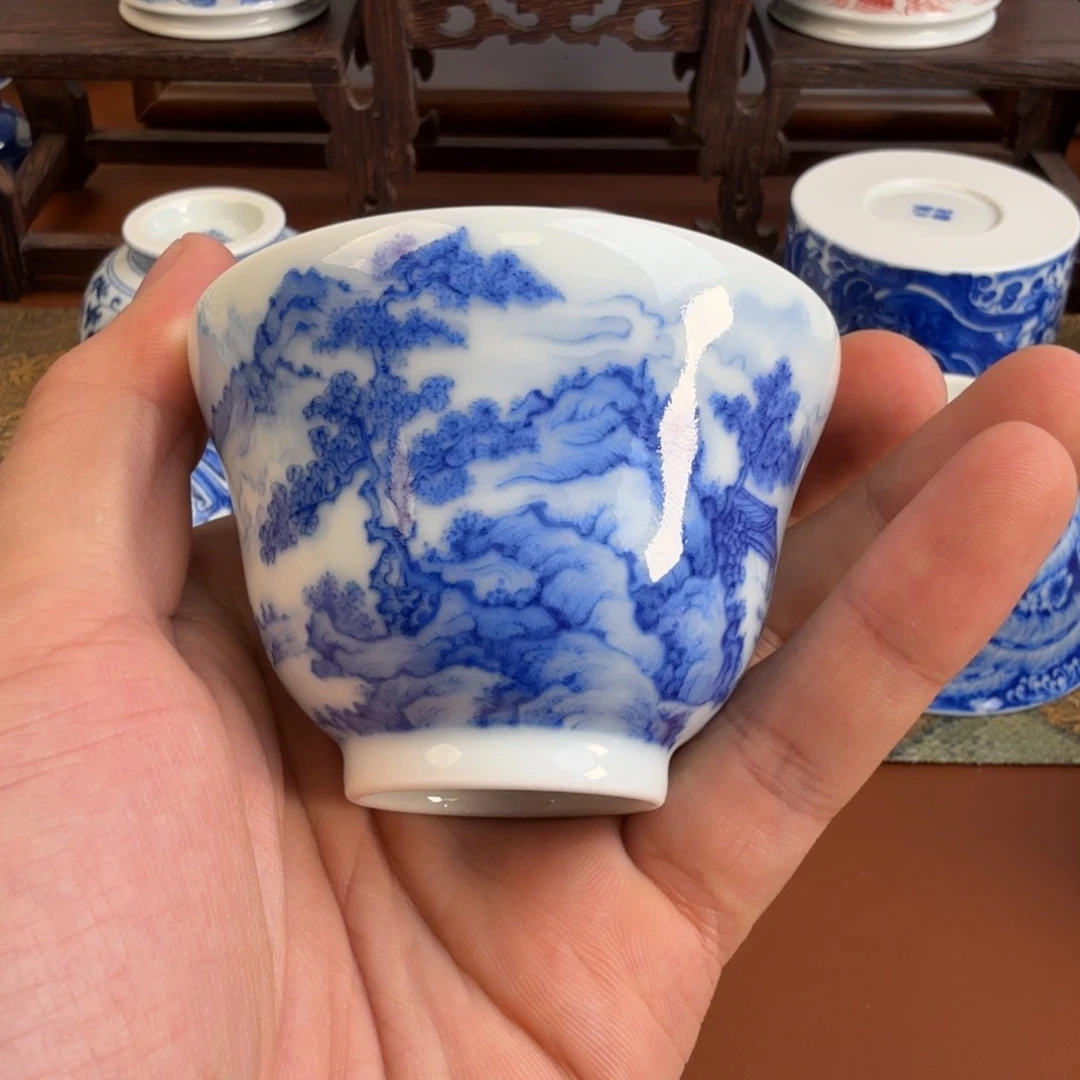 瓷片景德镇瓷器手工手绘