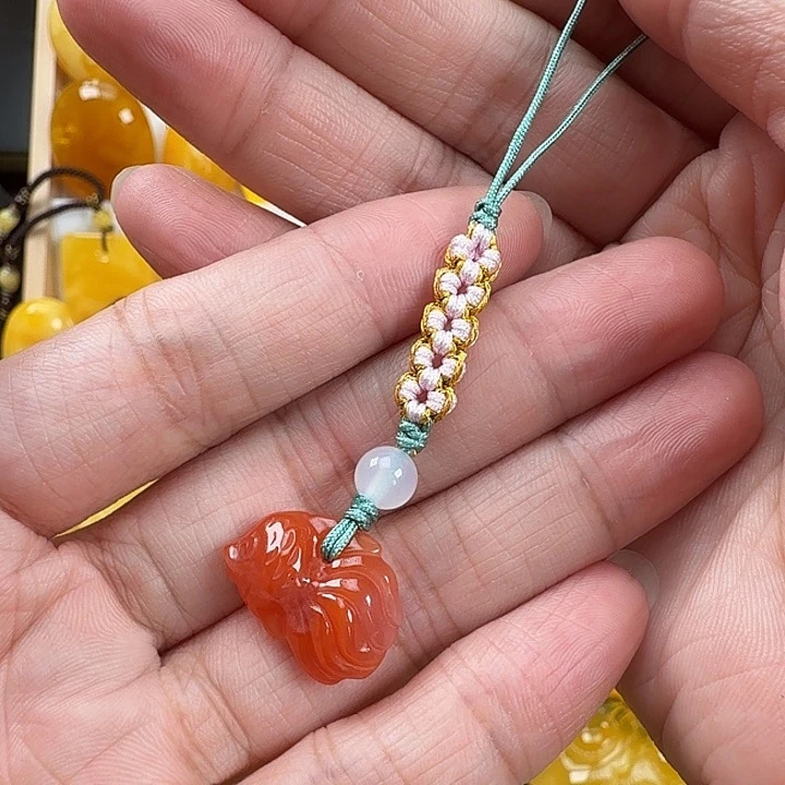 南红玛瑙未镶嵌颈饰南红