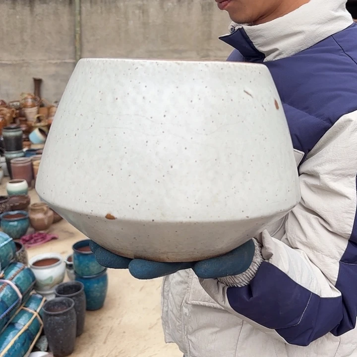 紫砂茶碗瑕疵不挑飞碟口径18高度20