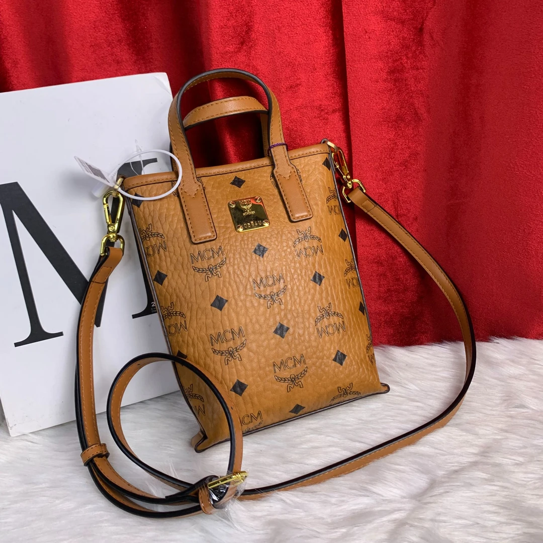 95新 MCM 干邑色薯条包/EE09703012/3012
