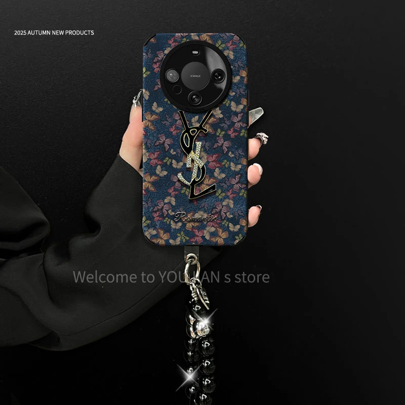 汇客凡品【华为Mate60/60Pro】潮牌网红复古蝴蝶防摔手机壳女款