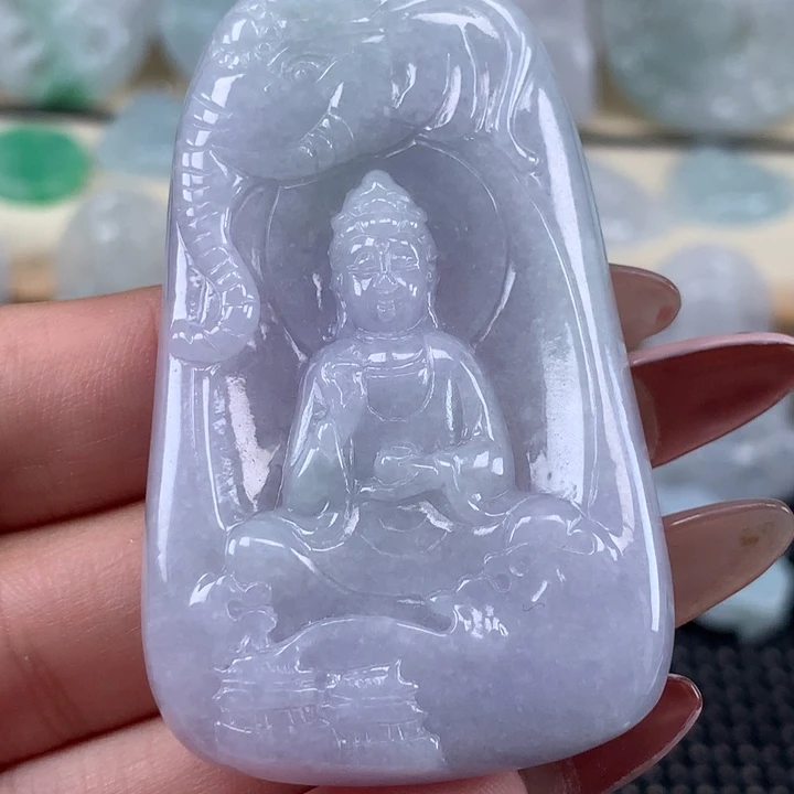 颈饰未镶嵌翡翠普贤