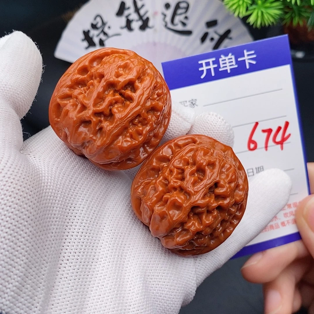 文玩核桃把件40凤凰台674