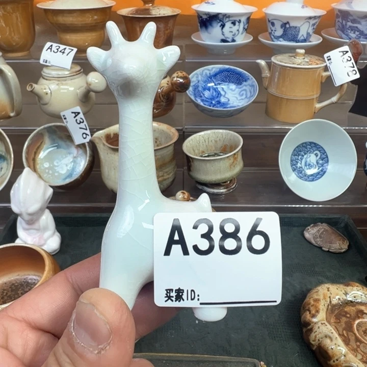 摆件386景德镇手工柴烧茶宠