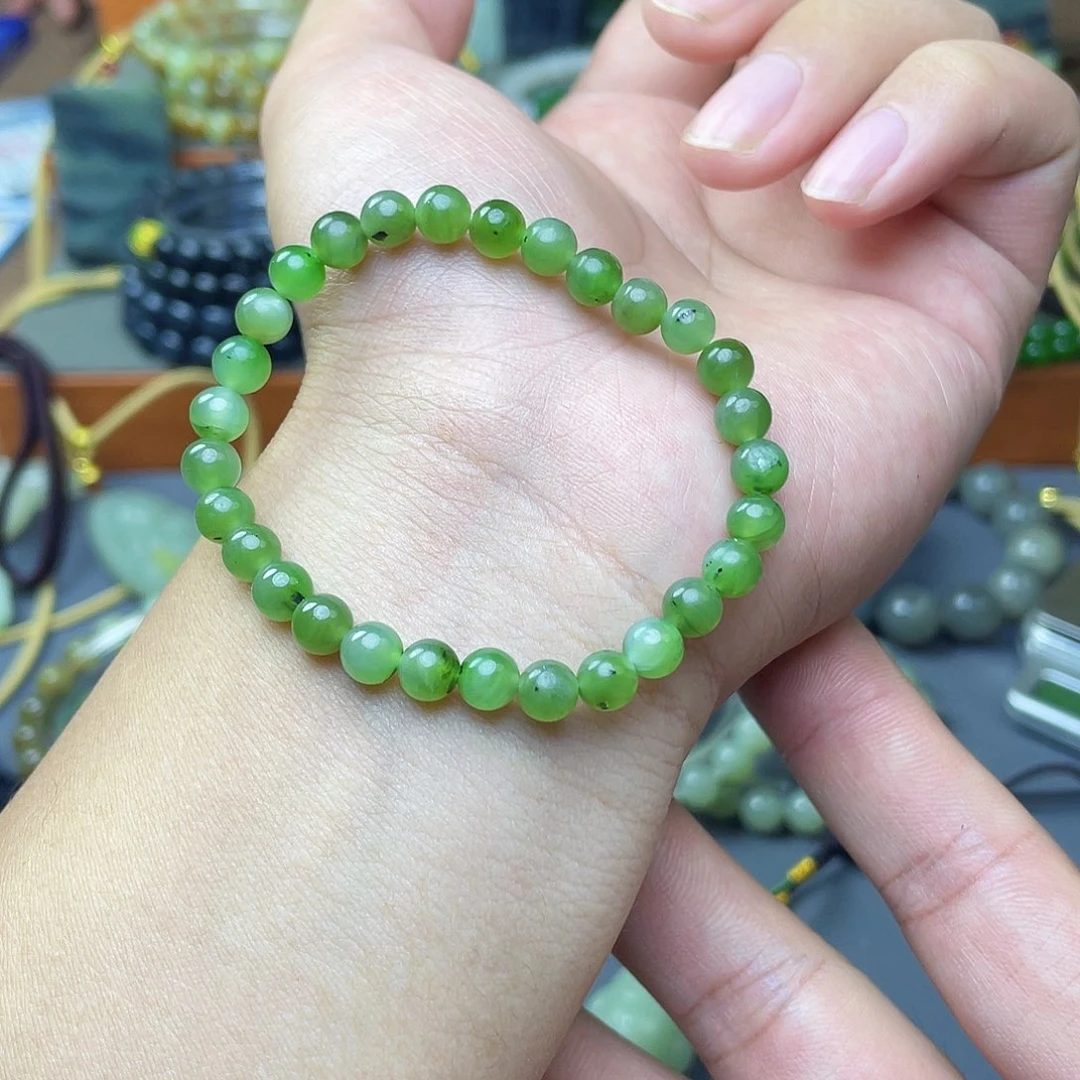 和田玉未镶嵌手链