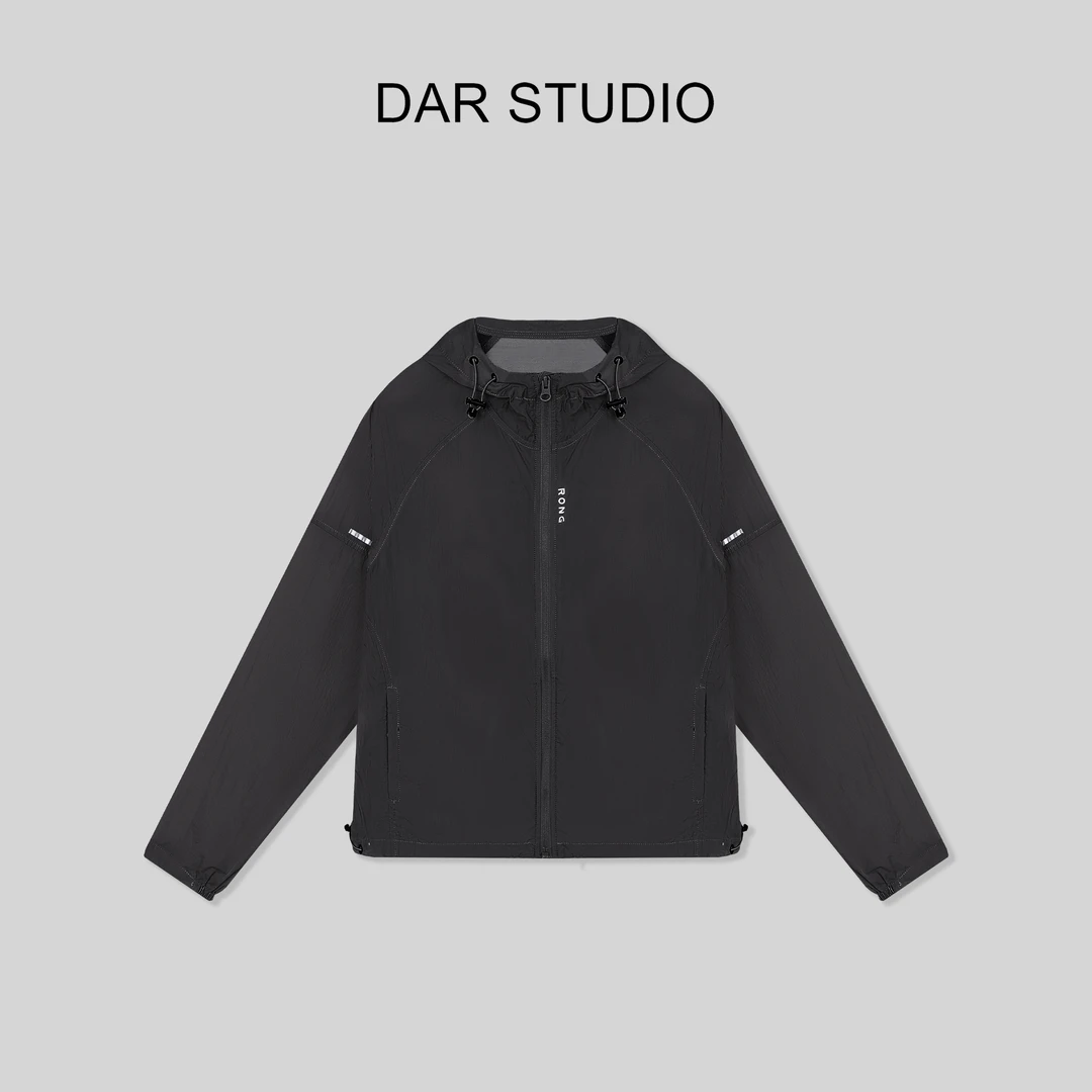 DAR STUDIO 【防晒外套】2024夏季含防晒指数连帽防晒外套8078