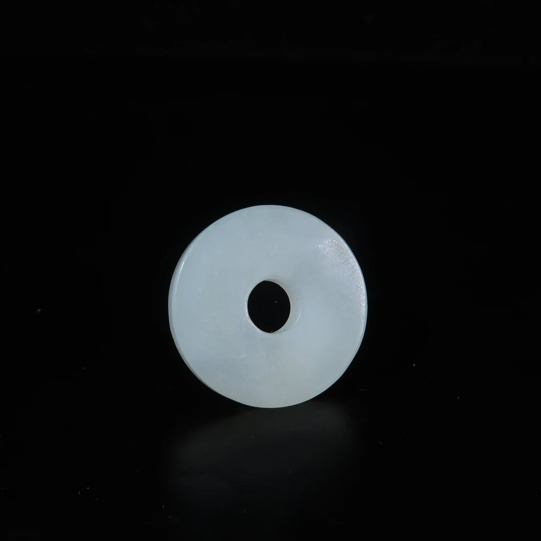 民国素玉璧/MZ094146/和田玉/民族文物