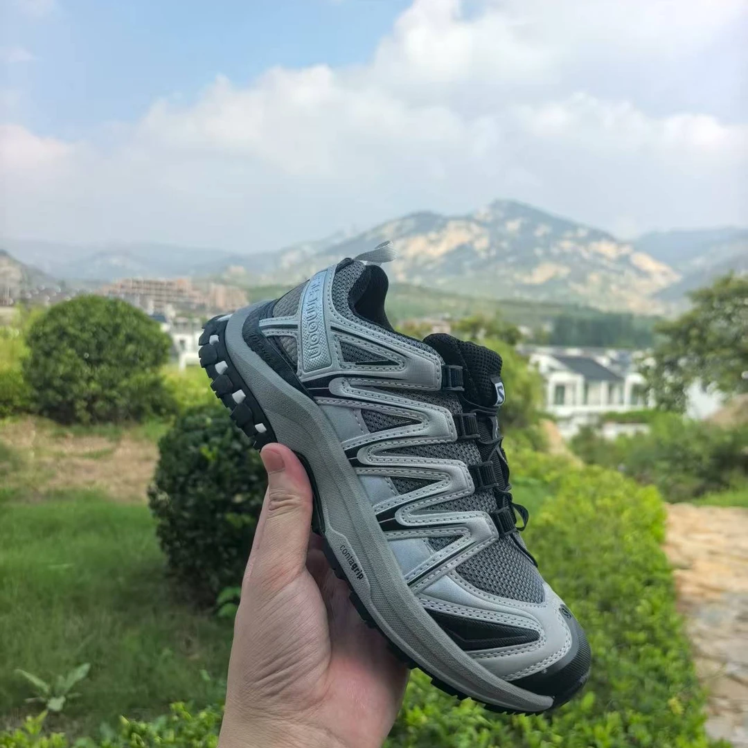 萨家XA合金黑透气升3D户外跑鞋男女款夏季登山徒步防滑耐磨运动鞋