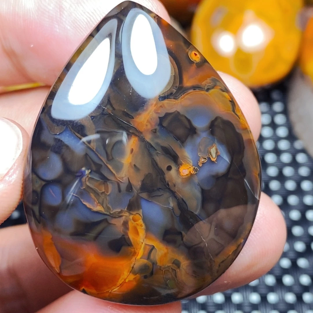 未镶嵌吊坠(不含链)玛瑙/玉髓苏*