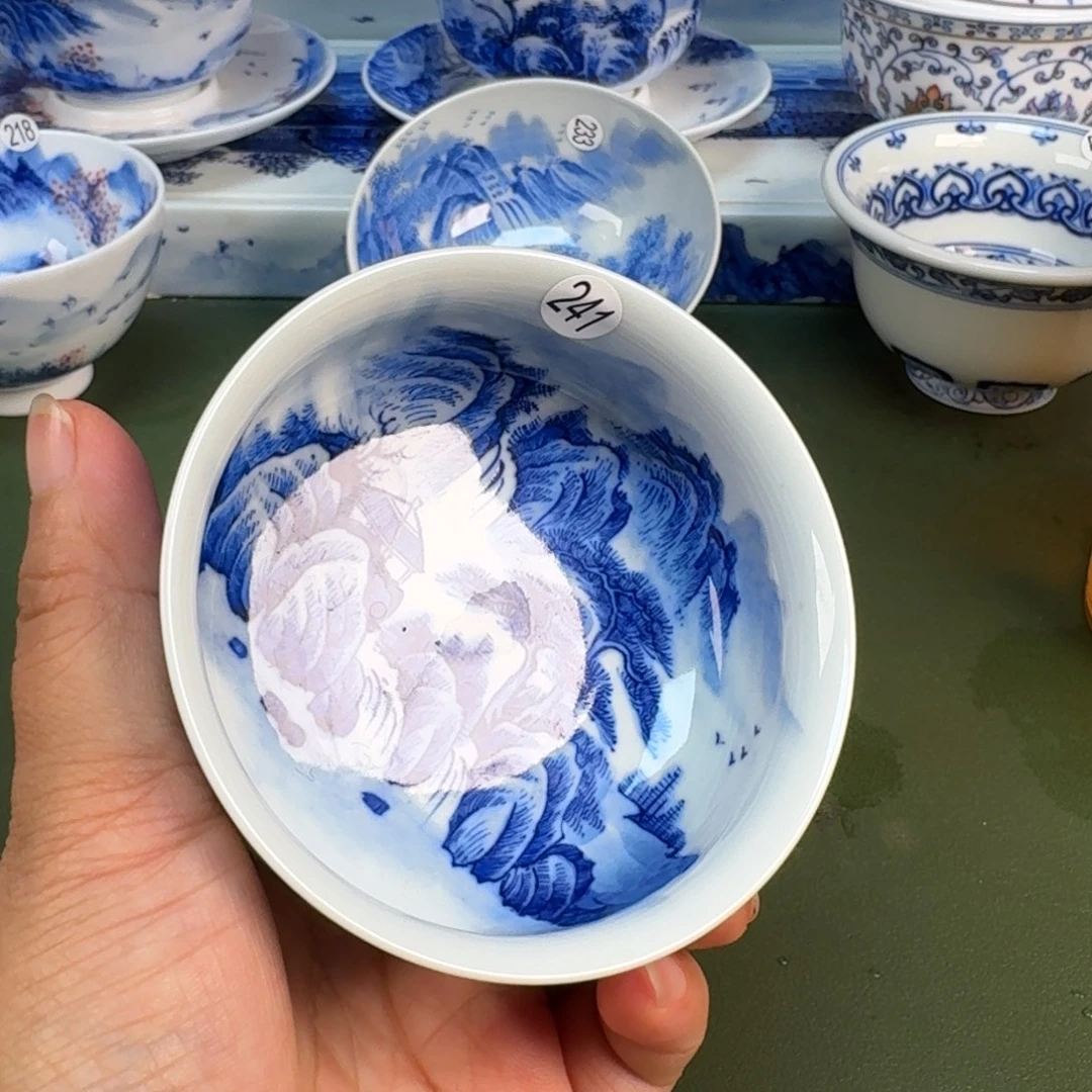 景德镇纯手绘茶具圆圆241
