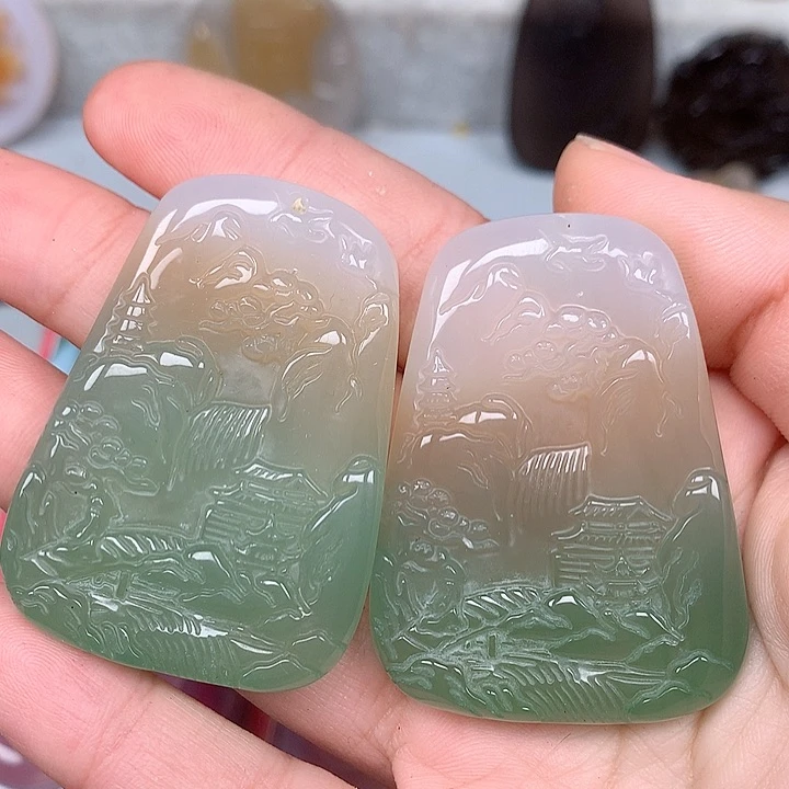 雪***儿玛瑙/玉髓颈饰未镶嵌