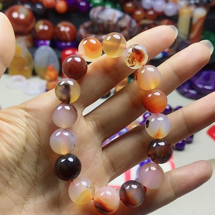 玛瑙/玉髓吊坠(不含链)未镶嵌果*