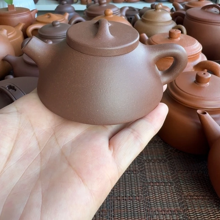 茶杯紫砂紫泥子冶100cc