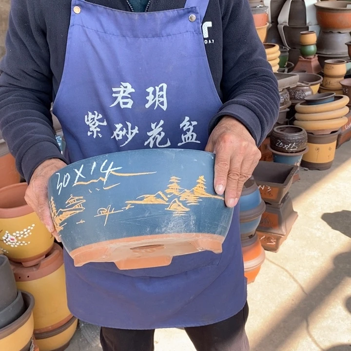 紫砂花盆紫砂花盆