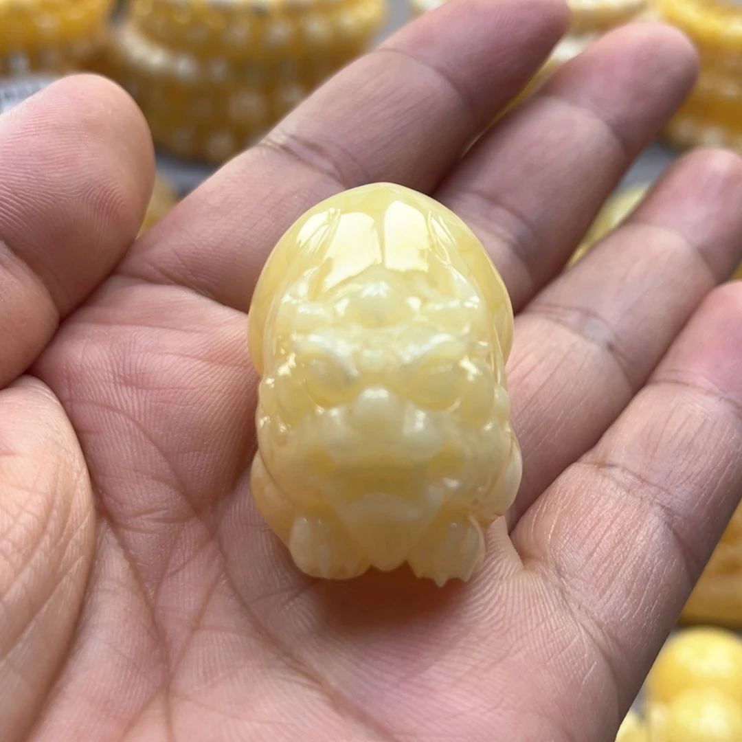 琥珀颈饰未镶嵌吊坠