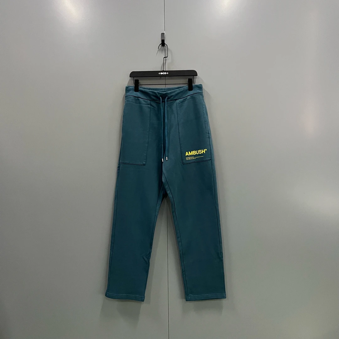 95新 maje 728 AMBUSH蓝绿色运动裤 010027