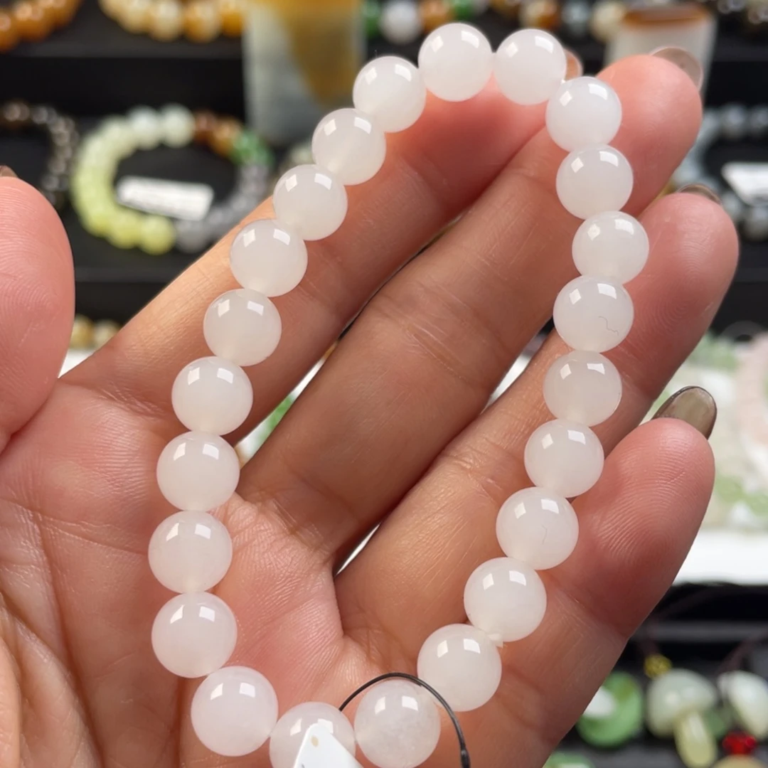 未镶嵌手链透闪石质玉