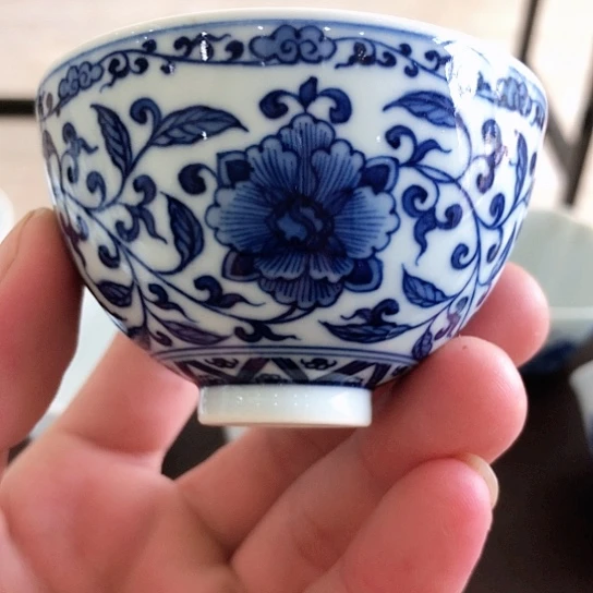 黄娟窑柴窑缠枝杯