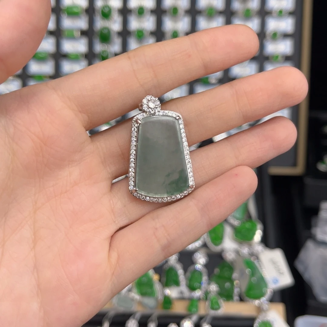 翡翠戒指未镶嵌低*翡翠吊坠