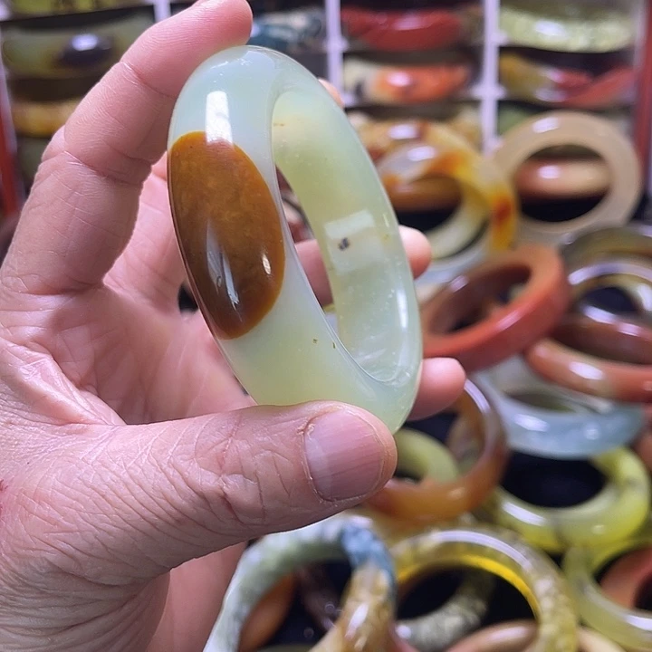 蛇纹石玉合金手镯