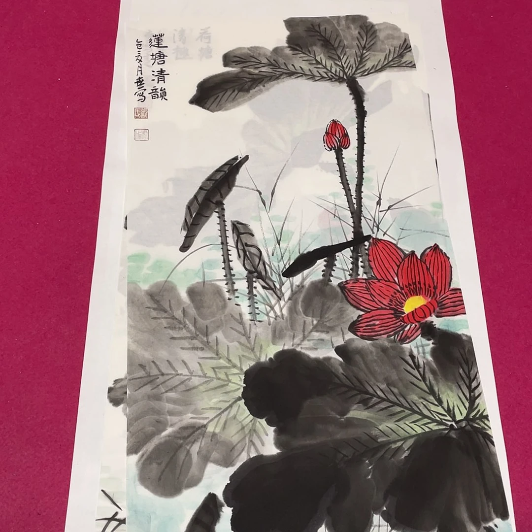 国画2平尺国画作品