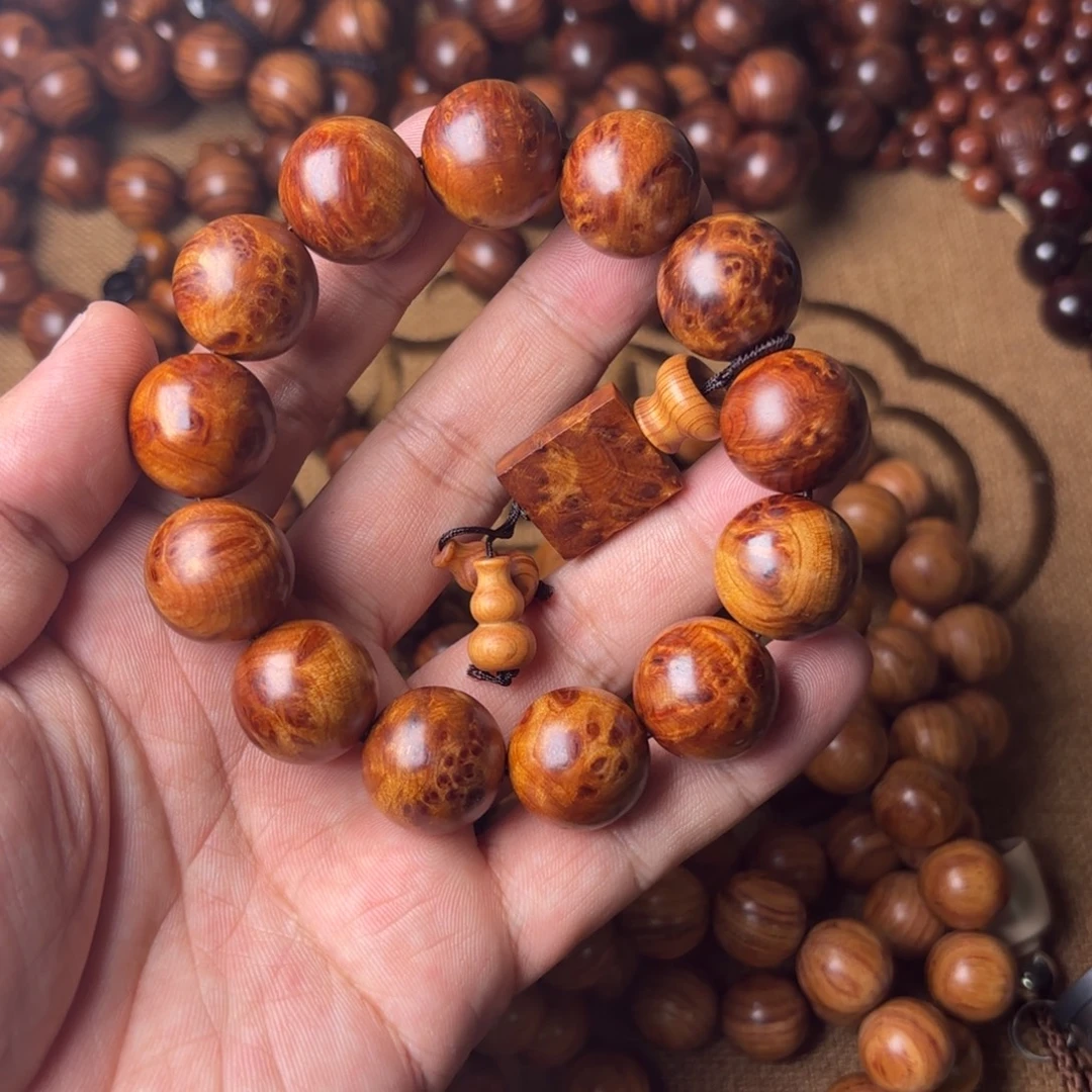 柏木（崖柏）手串/手链1.8满瘤疤单圈