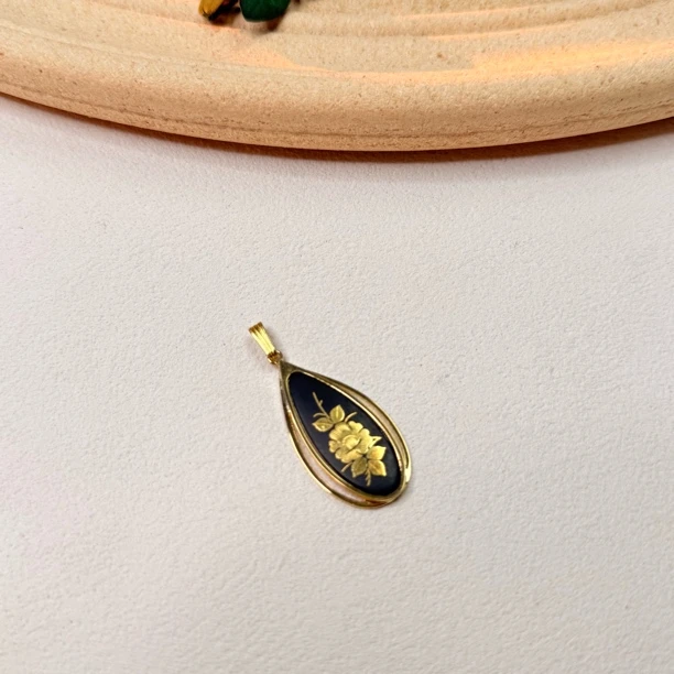 铜合金吊坠 【六六中古】孤品复古精美吊坠th6295