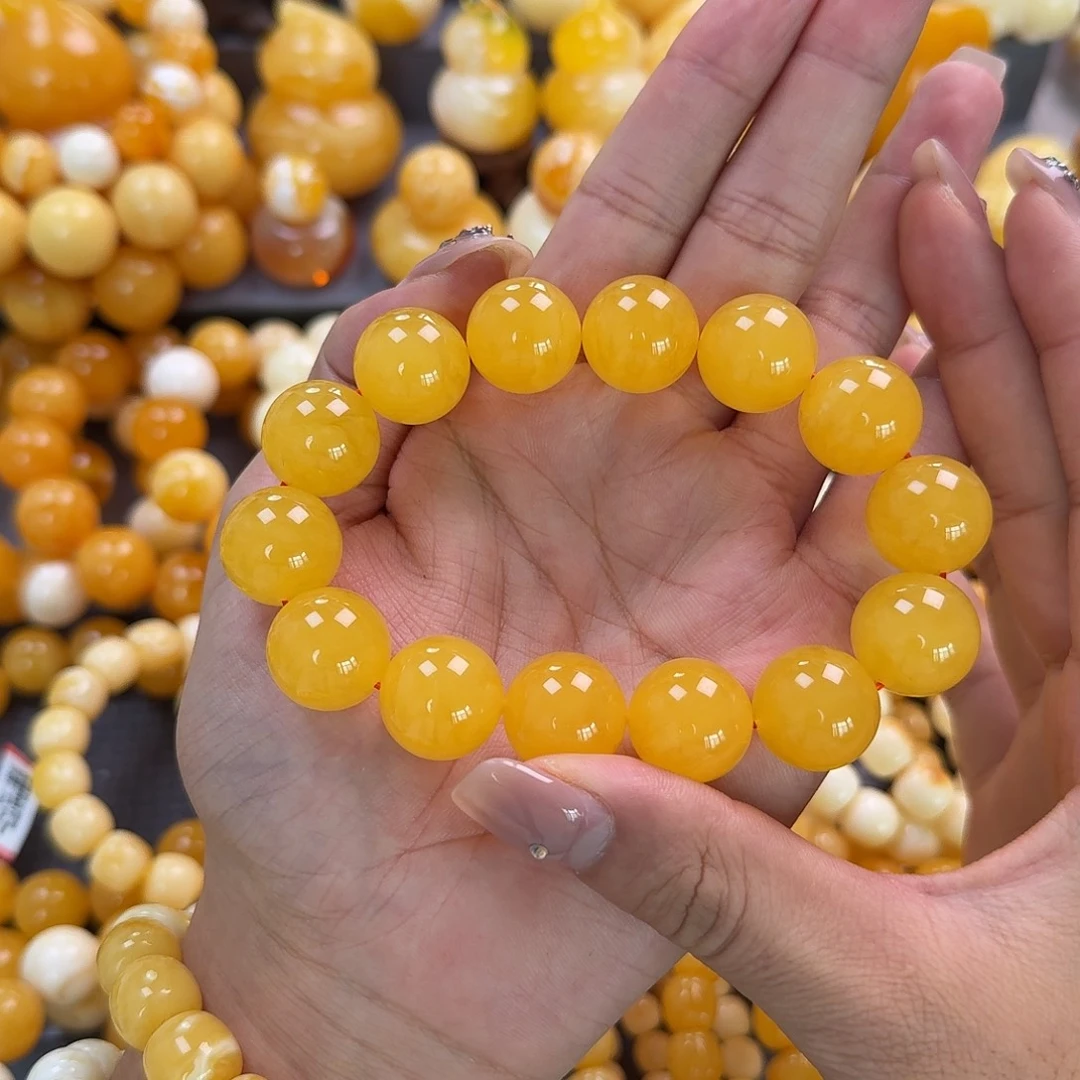 蜜蜡未镶嵌珠宝奇石同料17mm