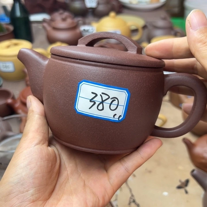 茶壶紫砂紫泥瑕疵380