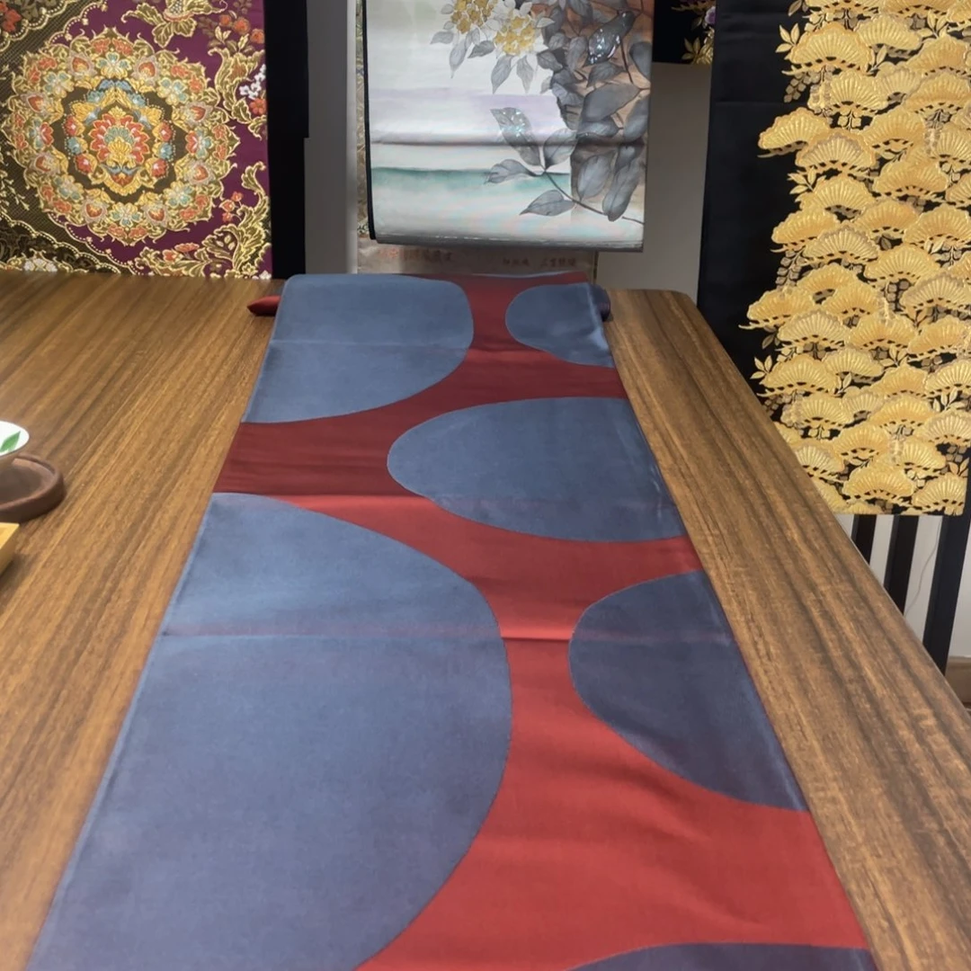 织绣唐锦西阵织桌旗茶旗11