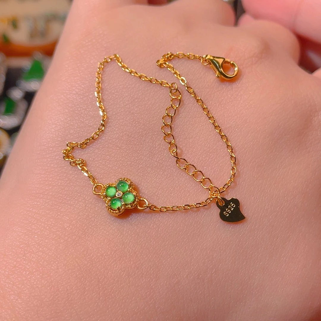 茹***茹翡翠银S925镶嵌吊坠(不含链)